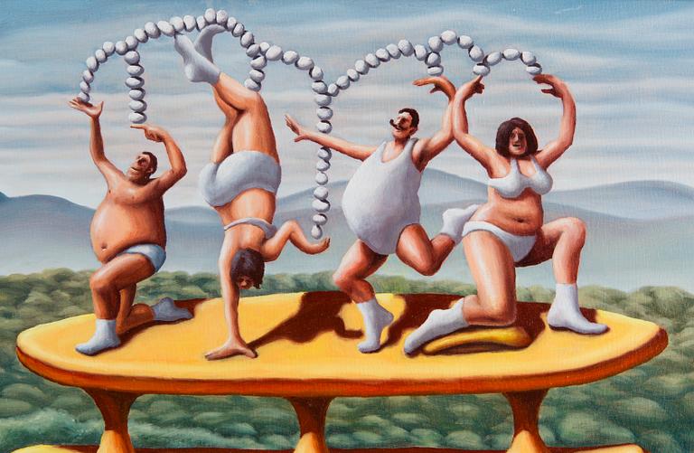 Bruno Maximus, "Kananmunaesitys lampaille (Eggshow for Sheep).