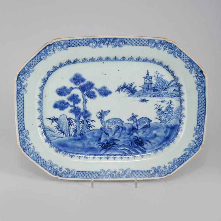 STEKFAT, porslin, Kina, Qianlong, 1736-1795.