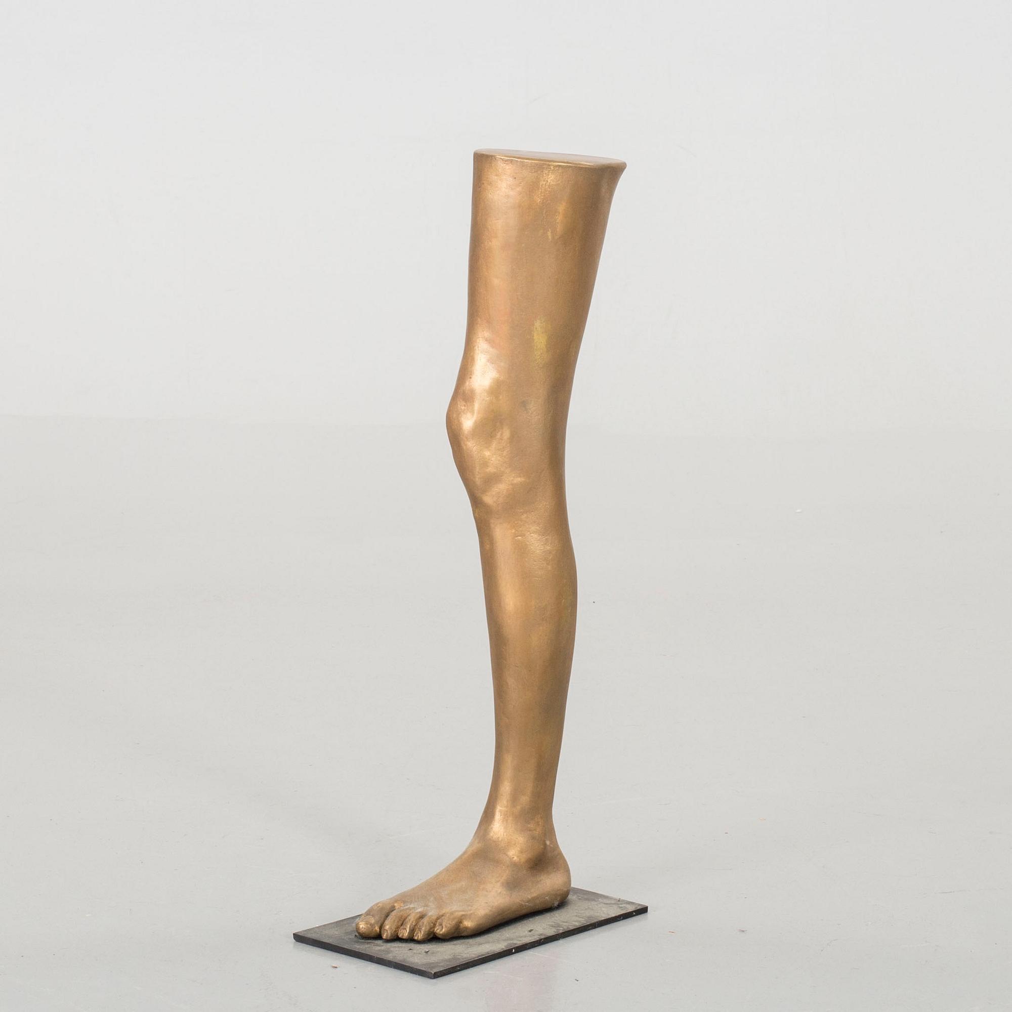 STURE JOHANNESSON,  bronsskulptur, "I Set My Foot in Aarhus – Again!" 2014.