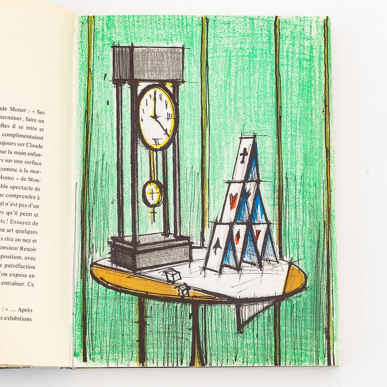 Bernard Buffet, "Bernard Buffet lithographe", 1979, med tre färglitografier, signerad med dedikation.