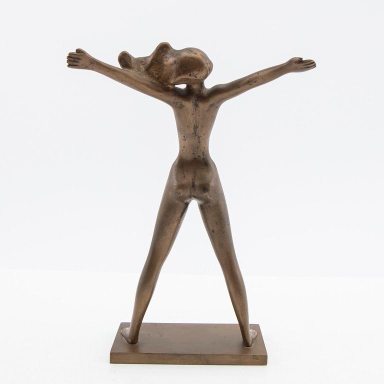 Stig Blomberg, Sculpture "The Leisure Girl" bronze, Ystad-Bronze.