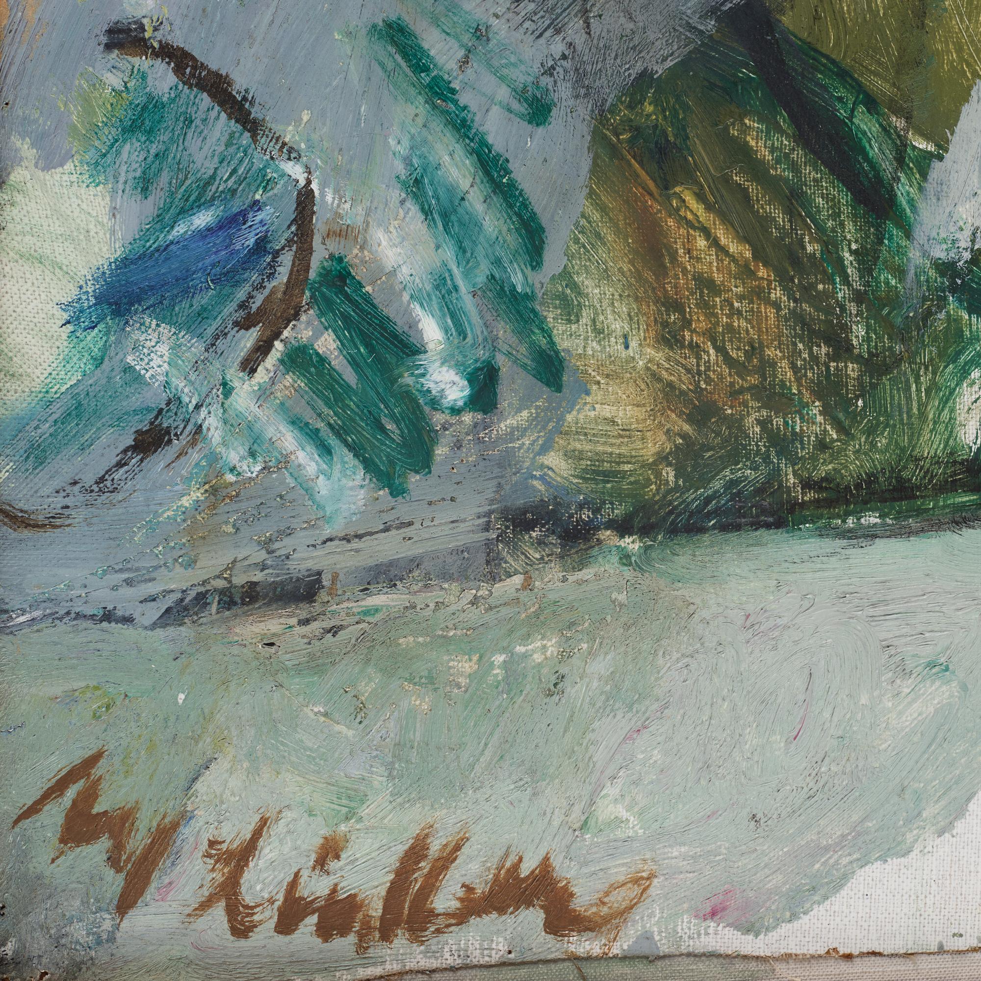 ALF LINDBERG, olja på duk. Signerad.