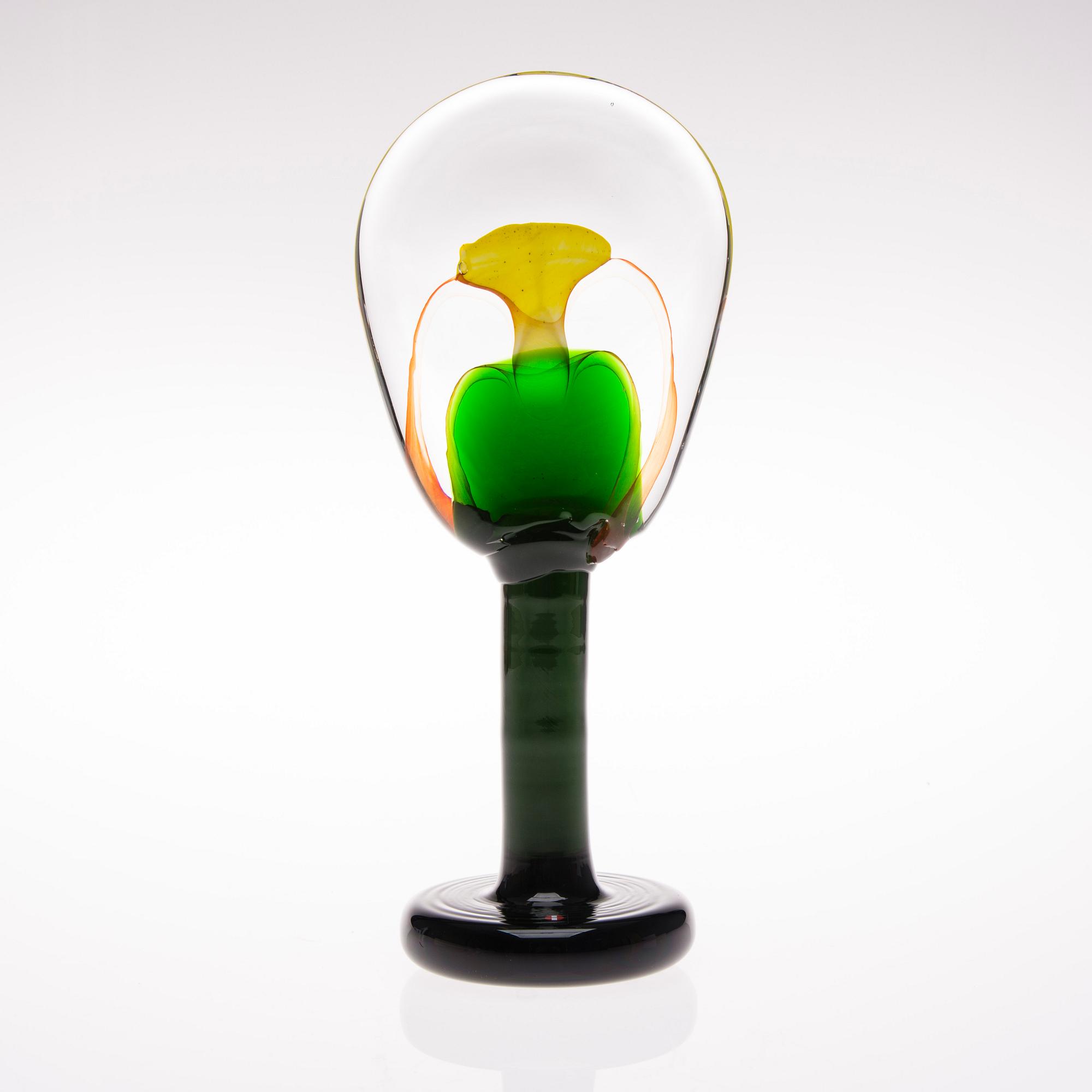 OIVA TOIKKA, "Lollipop", signerad O. Toikka, numrerad 8/50 Iittala 2015.