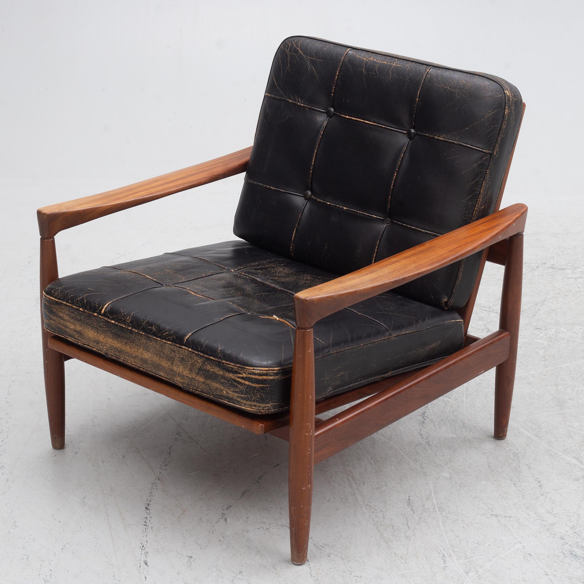 Erik Wørts, fåtölj, "Kolding", Ikea, 1960-tal.