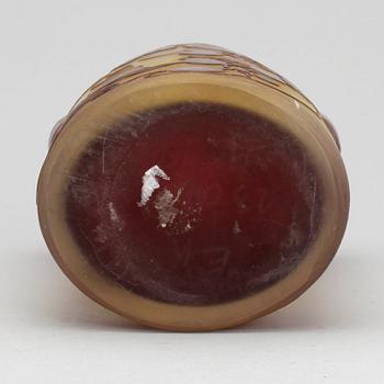VAS, glas, Emile Gallé, Frankrike, 1900-talets början.
