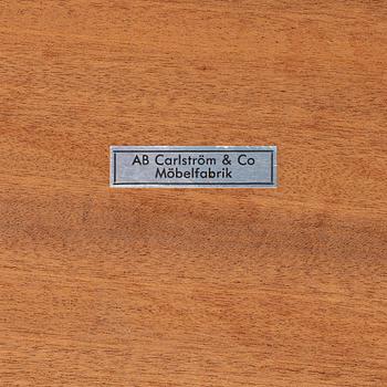 A pair of teak bedside tables, Aktiebolag Carlström & Co, Bjärum, 1950/60's.