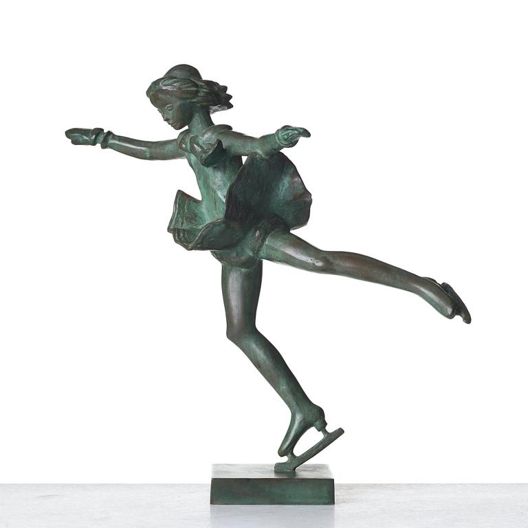 Carl Milles, "Skridskoprinsessan" (=The skater princess).