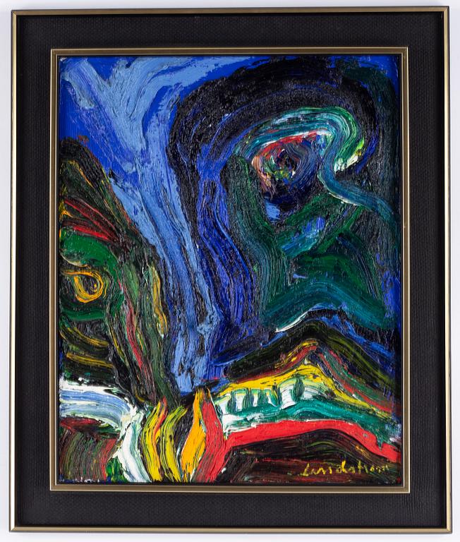 Bengt Lindström, oil on canvas, signed Lindström.