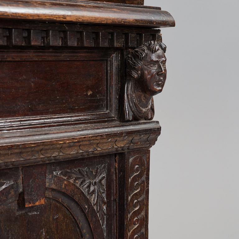 A Renaissance-style cupboard, 1800's, with older parts.