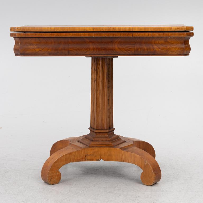 A games table, mid-19th Century.
