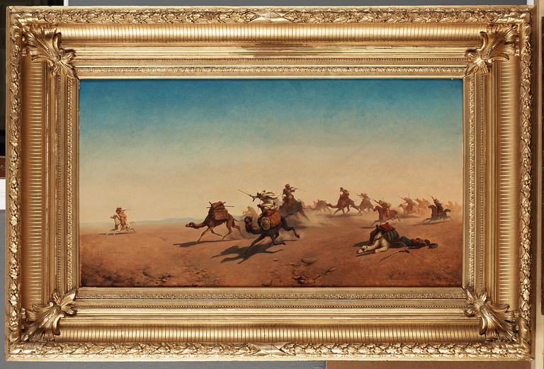 Henric Ankarcrona, Desert battle.