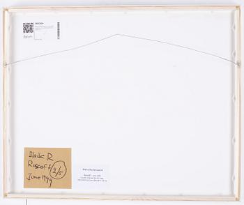 Blaise Reutersward, photograph signed and numbered 2/5 on verso.