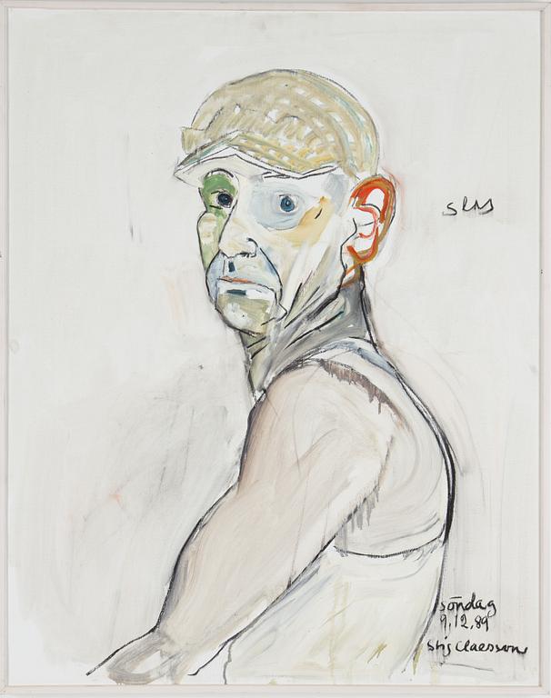 STIG CLAESSON, olja på duk, signerad och daterad söndag 9.12.89.