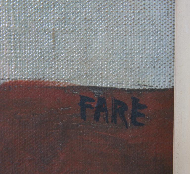 FARE, LEOPOLD, olja på duk, sign.