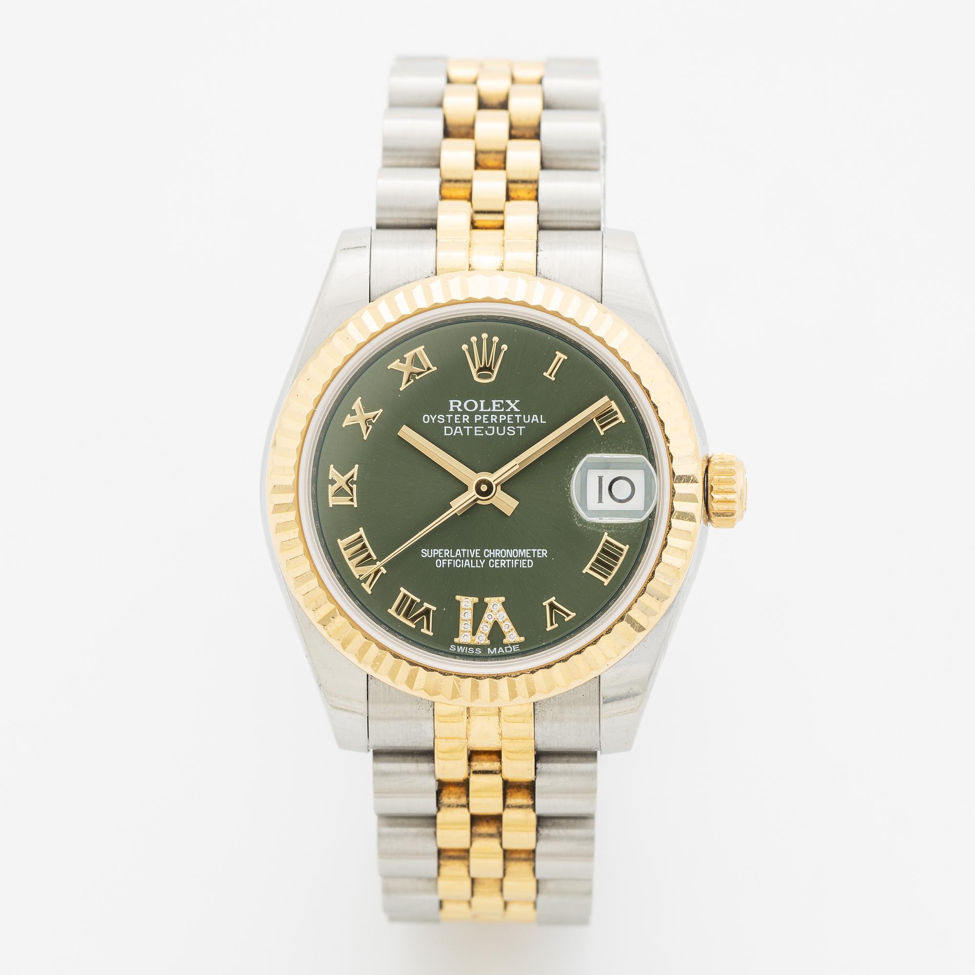 Rolex, Oyster Perpetual, Datejust, wristwatch, 31 mm.