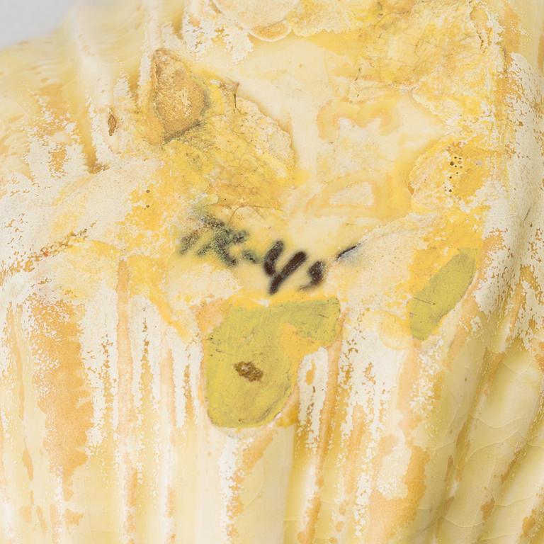 two faiance bowls by Ewald Dahlskog for Bo Fajans, 1940's.