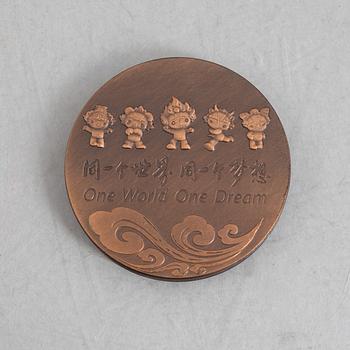 Deltagarmedalj OS, Peking 2008.