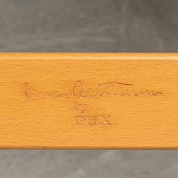 Bruno Mathsson, fåtöljer, ett par, "Eva", DUX, 1900-talets slut.