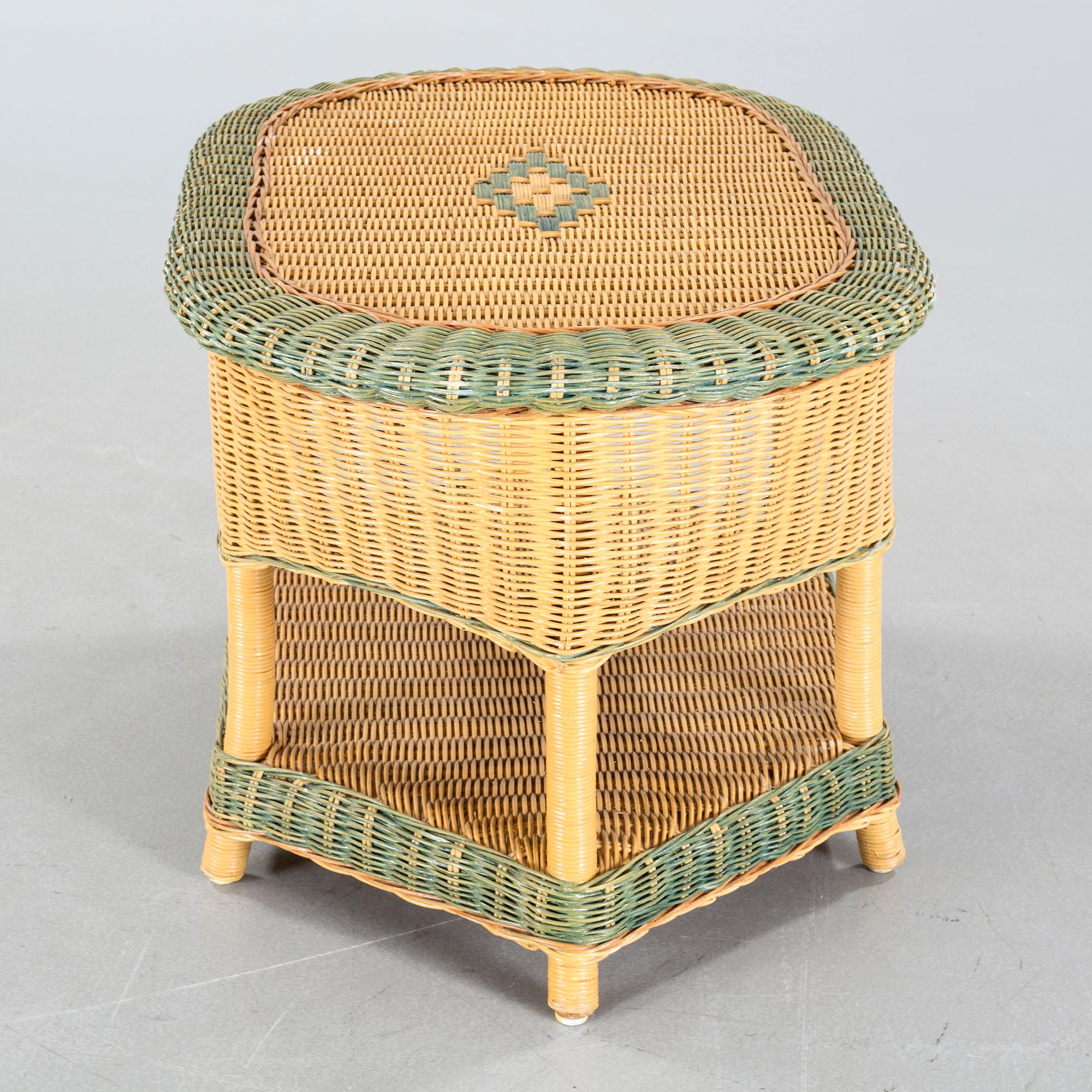 A set of rattan furniture from Bruka, Stockholm, second half of the 20th century.