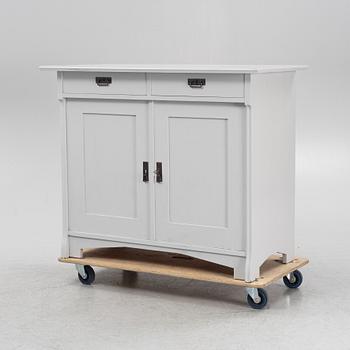 A painted cabinet, early 20th Century.