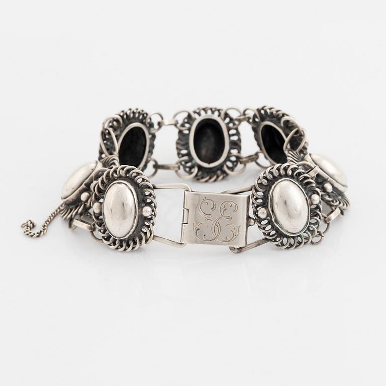 Armband, Gussi, silver,