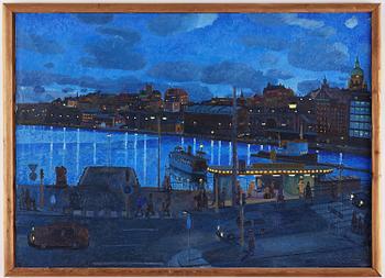 Bo Larsson, Vy mot Stadsgården från Slussen.