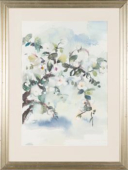 Nandor Mikola, watercolour, signed and dated 1985.