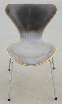 STOL, "Sjuan", Arne Jacobsen, Fritz Hansen, Danmark, 1900-tal.