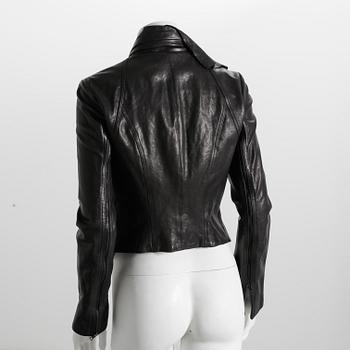 LEATHERJACKET, Diana von Furstenberg, size 6.