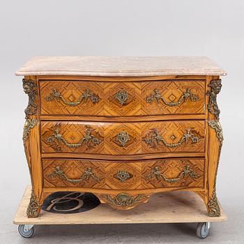 A Régence style chest of drawers, France, late 19th century.