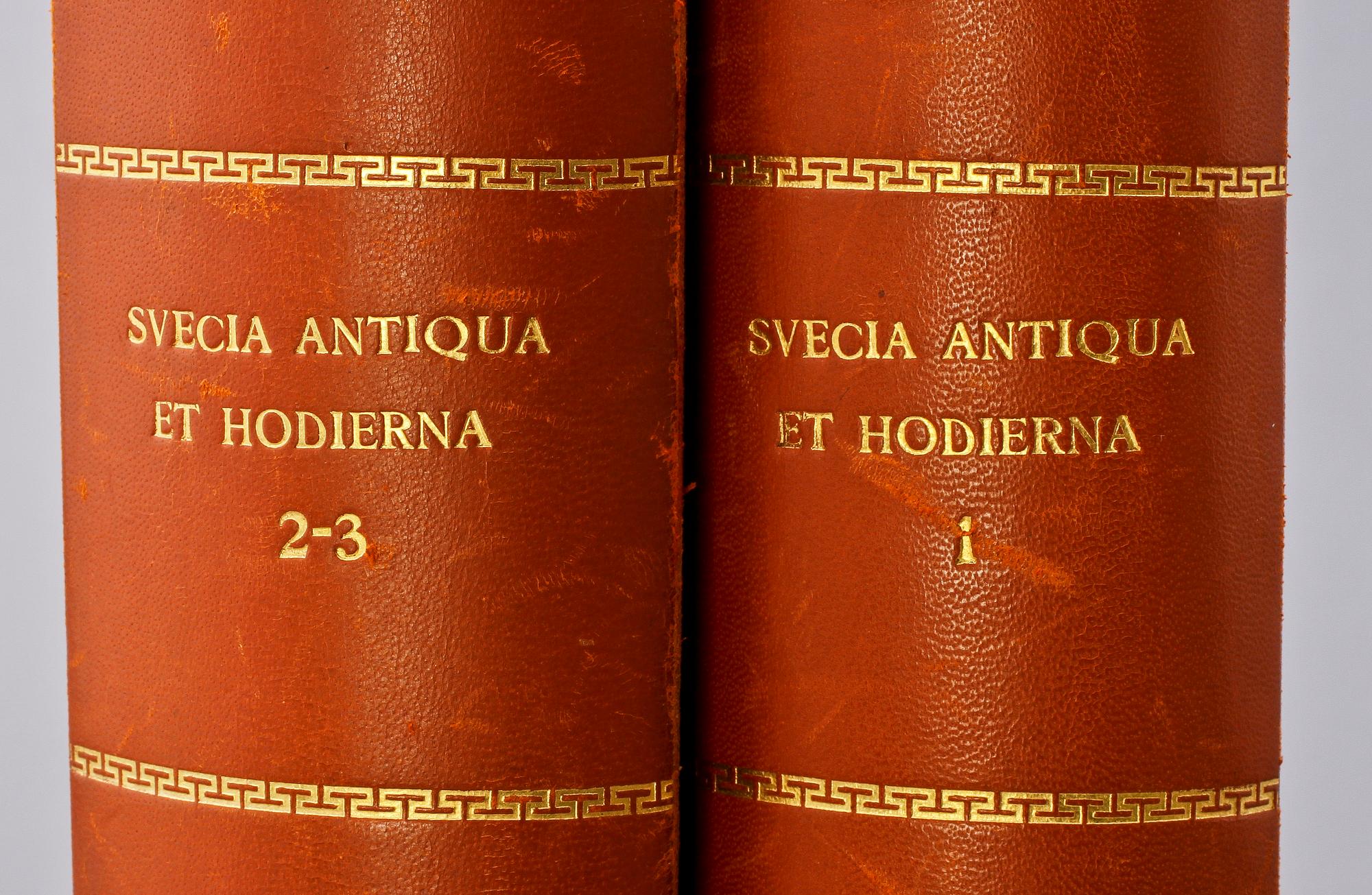 BÖCKER, 2 volymer, Eric Dahlberg, "Suecia Antiqua et Hodierna", Whalström & Widstrand, Stockholm, 1924.