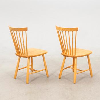 Carl Malmsten, four "Lilla Åland" chairs by Stolab, 21st century.