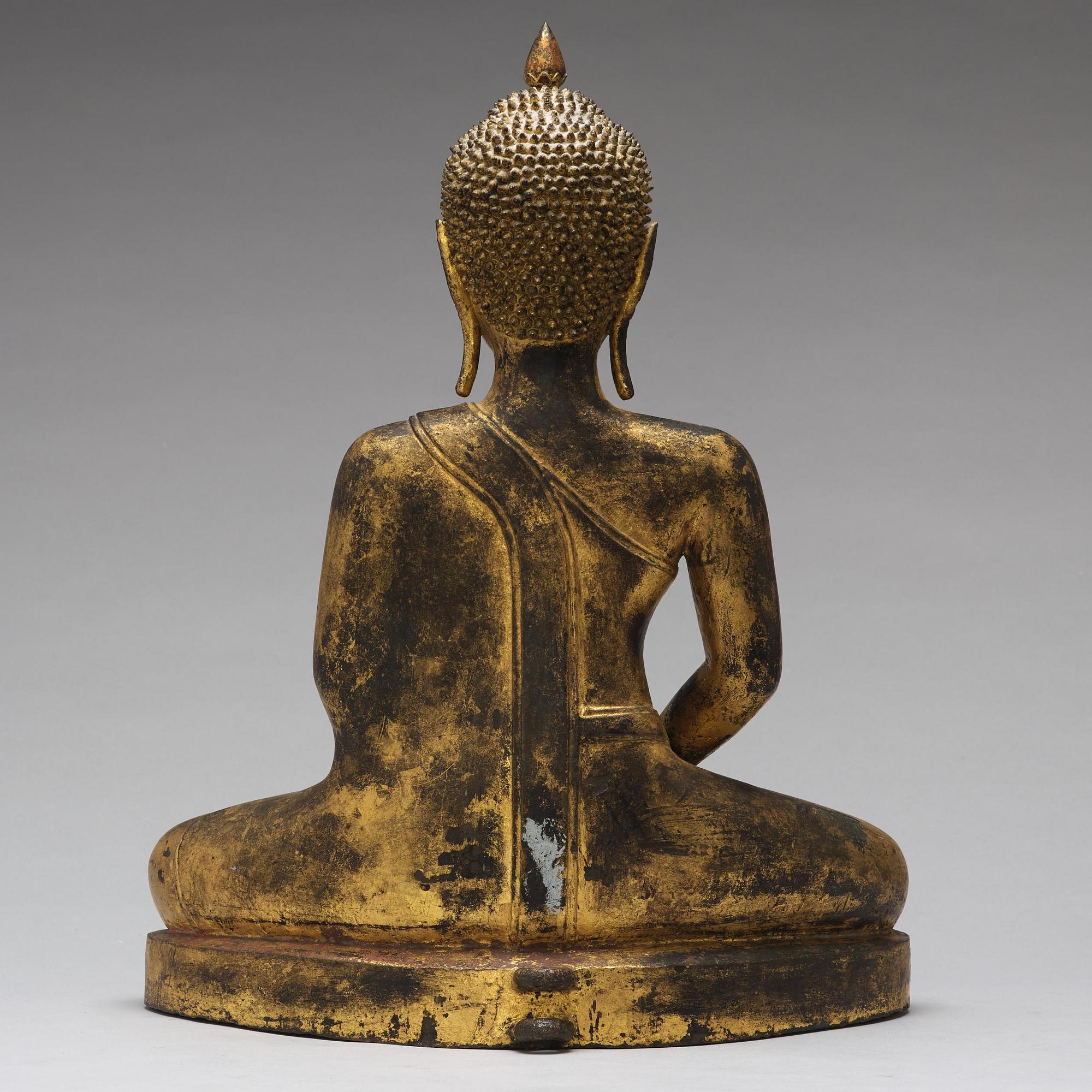 BUDDHA, brons. Thailand, 1900-tal.