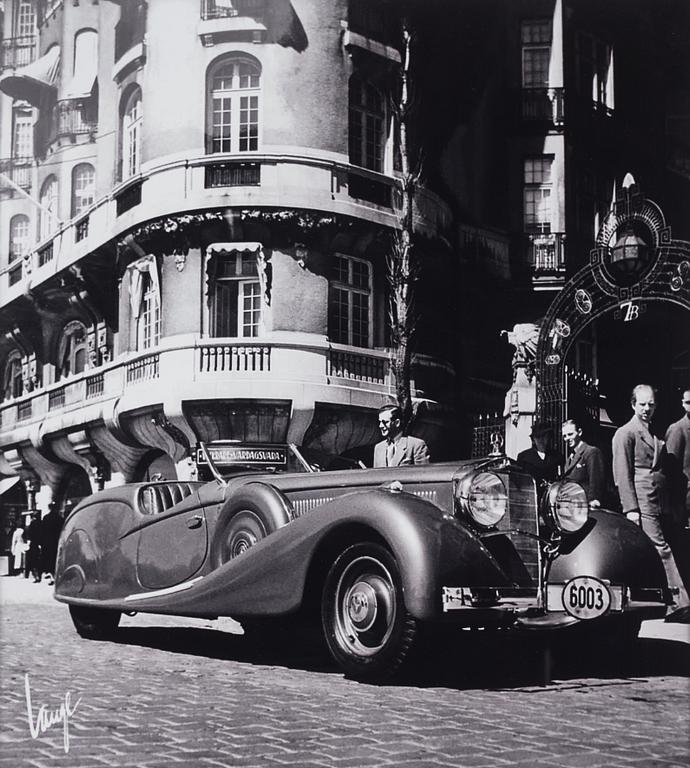 Åke Lange, efter, Mercedes-Benz, Strandvägen 7b.