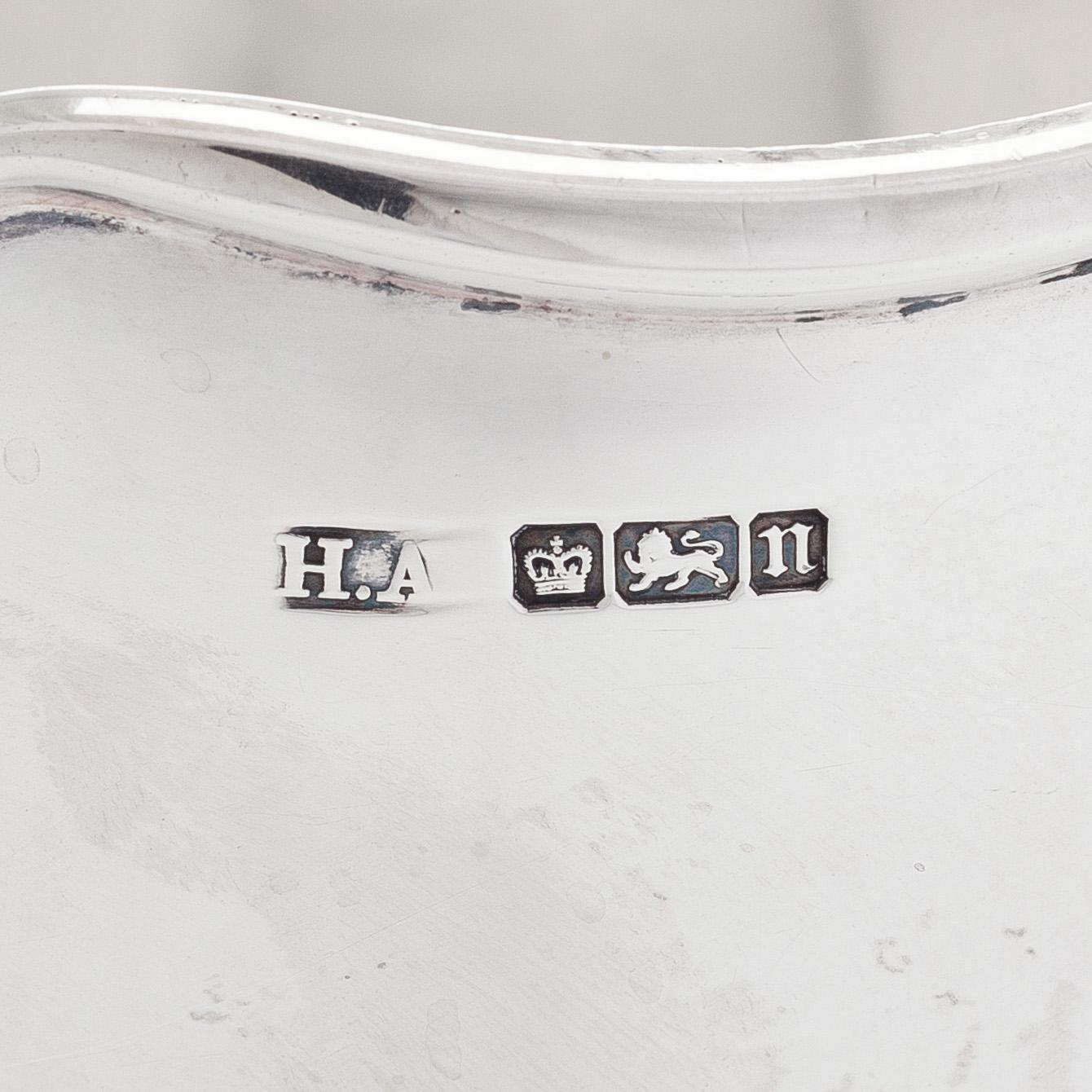 Skål, sterlingsilver, Atkin Brothers, Sheffield, England 1905.