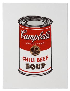 Richard H. Pettibone, "Andy Warhol, '32 Cans of Campbell's Soup', 1962".