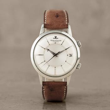 45. JAEGER-LECOULTRE, Memovox, wristwatch, 37 mm,