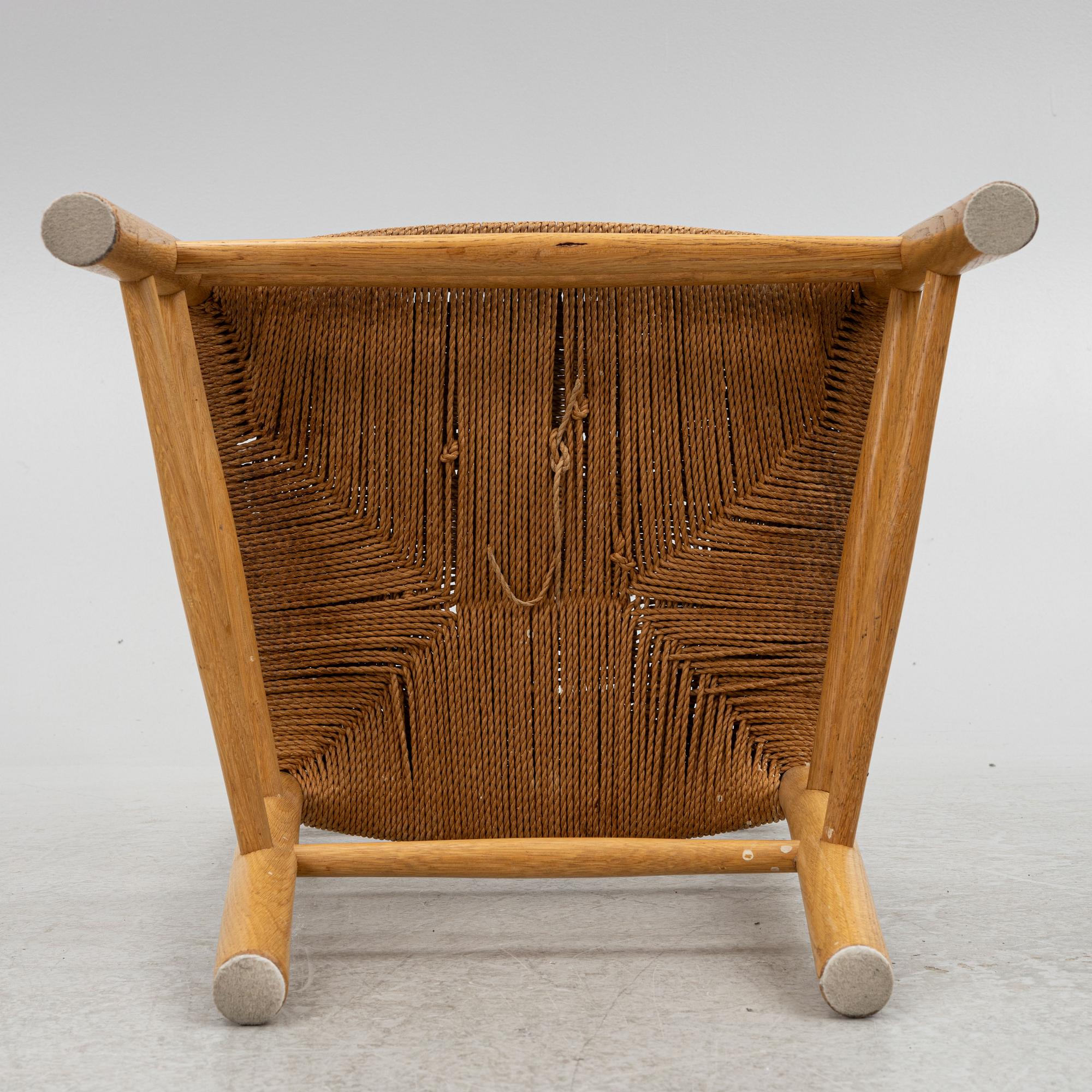 Kaare Klint, stolar, 6 st, "Kirkestolen", Danmark, 1900-talets andra hälft.