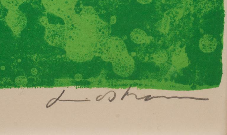 BENGT LINDSTRÖM, färglitografi, signerad och numrerad 54/150.