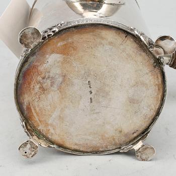 KAFFEKANNA, silver, empire, Lars Erik Wohlfart, Vänersborg, 1846. Total vikt ca 595g.