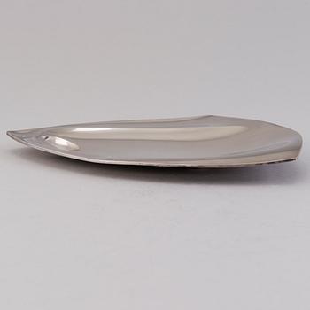 TAPIO WIRKKALA, A silver plate marked TW, for Kultakeskus, Hämeenlinna, Finland 1967.