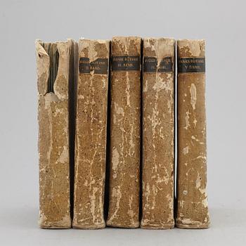 JOHAN WILHELM PALMSTRUCH, "Svensk Botanik, vol I-V. 1803-1805.