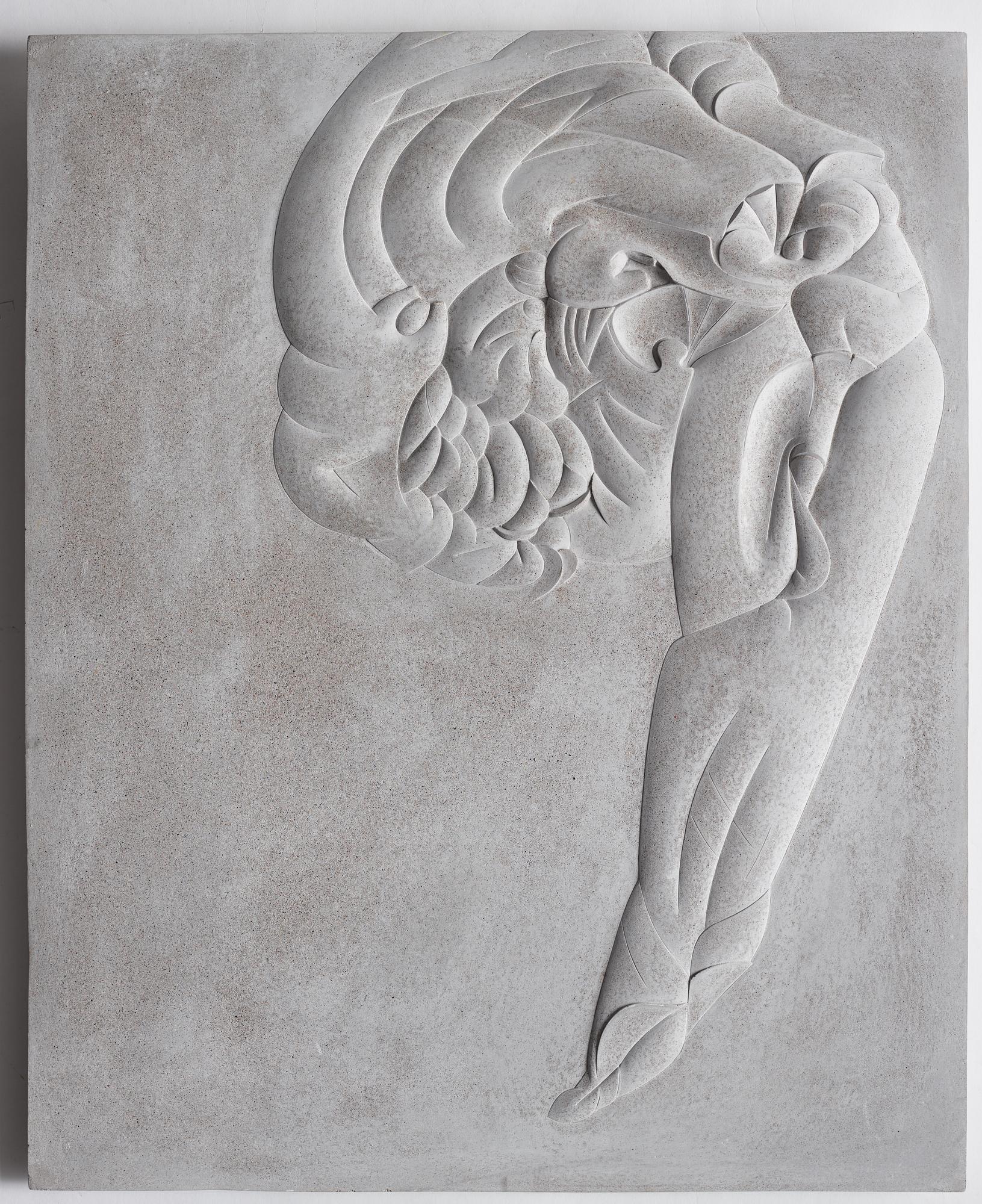 PER BERGLUND, relief i gjuten betong, signerad och daterad 2004.