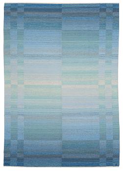 162. A carpet, tapestry weave and flat weave,  ca 243 x 169 cm, signed GN.