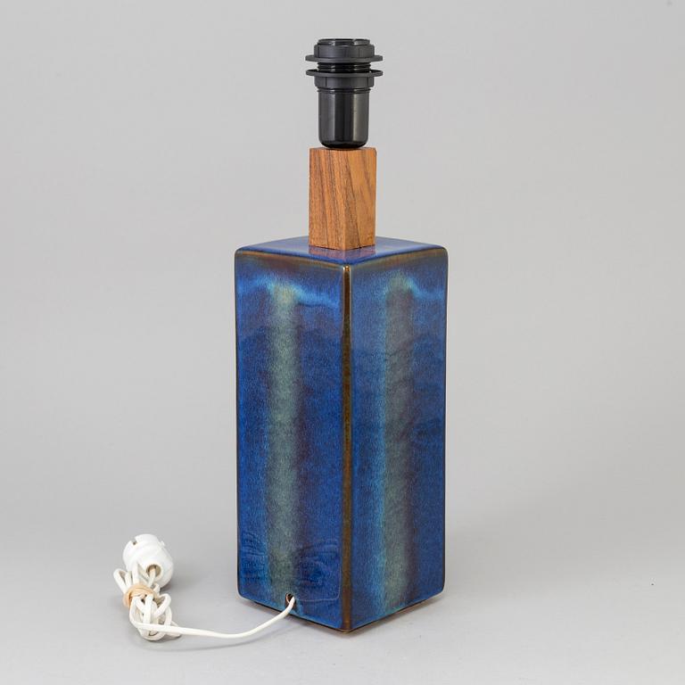 SÖHOLM STENTÖJ, bordslampa av stengods, Bornholm, Danmark 1970-tal.