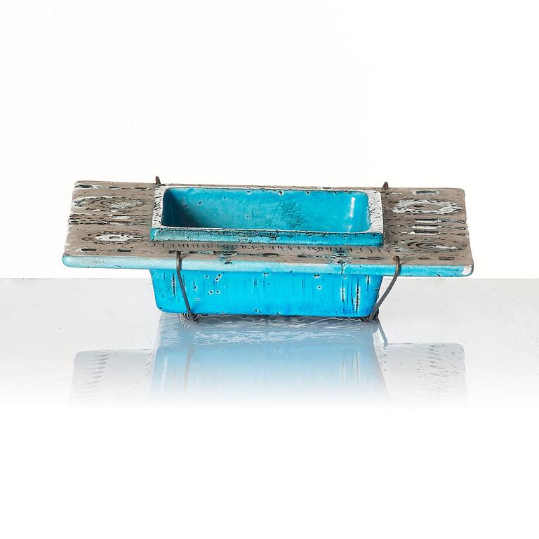 Rut Bryk, a stoneware relief/ dish, Finland ca 1960.