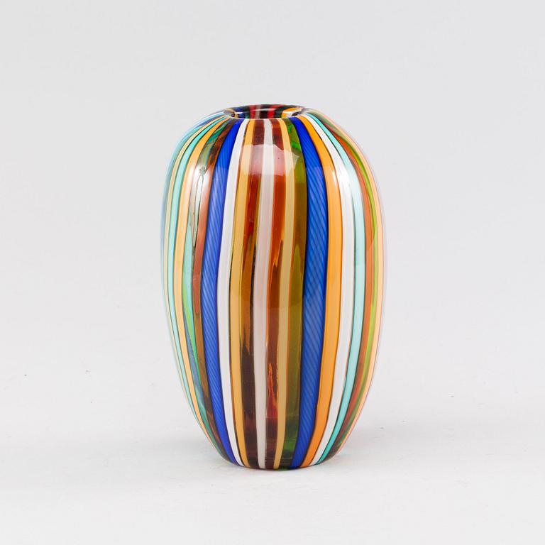 A Murano Cenedese glass vase.
