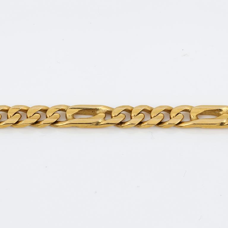 HALSKEDJA, 18K guld. Vikt ca 36 gram.