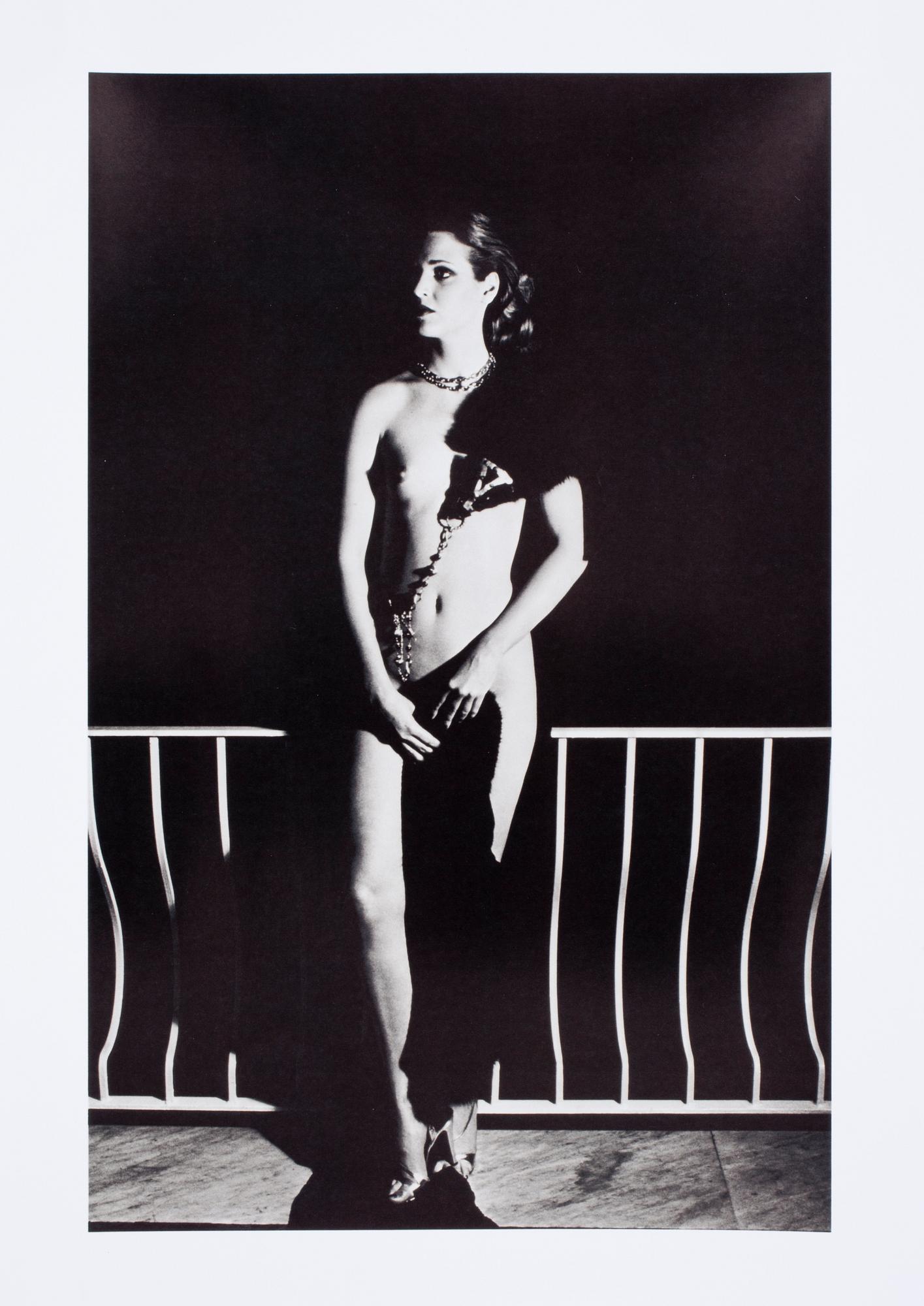 HELMUT NEWTON, "Capri at night", 1977, offsetlitografi, sign.