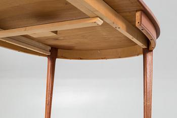 CARL MALMSTEN, a dining table, model "Herrgården", second half of the 20th centruy.